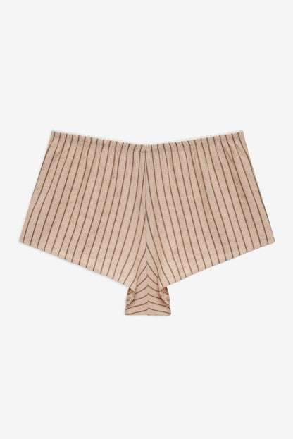 Mindy Boxer Short - Brown | For Love and Lemons