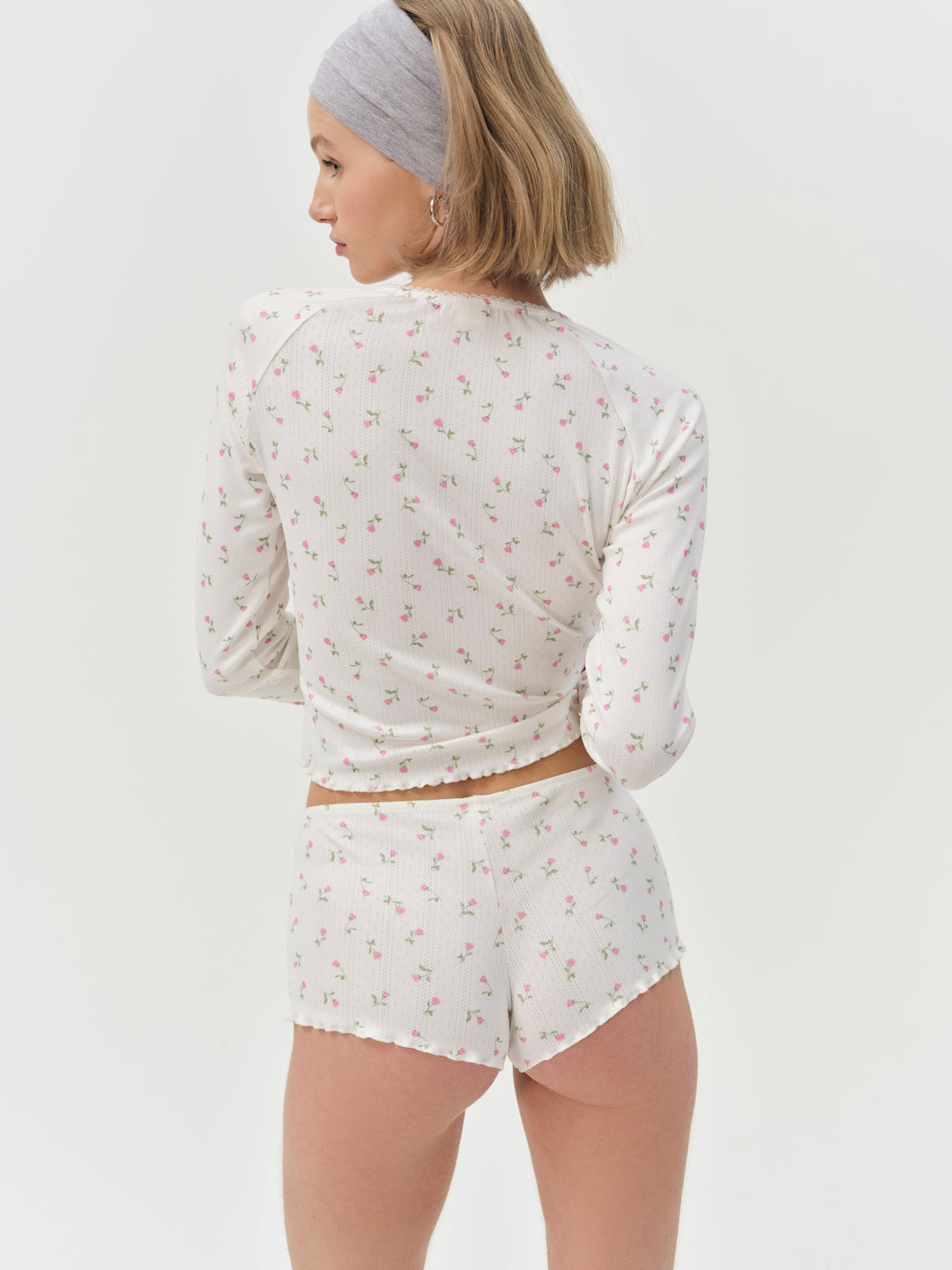 Elliana Sleep Short - White | For Love and Lemons