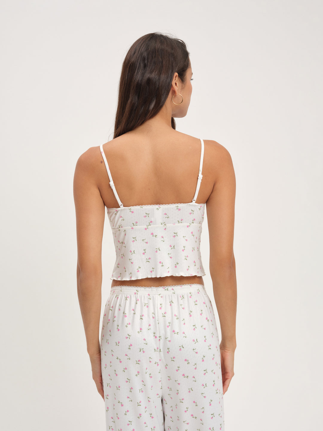 Elliana Sleep Top - White | For Love and Lemons