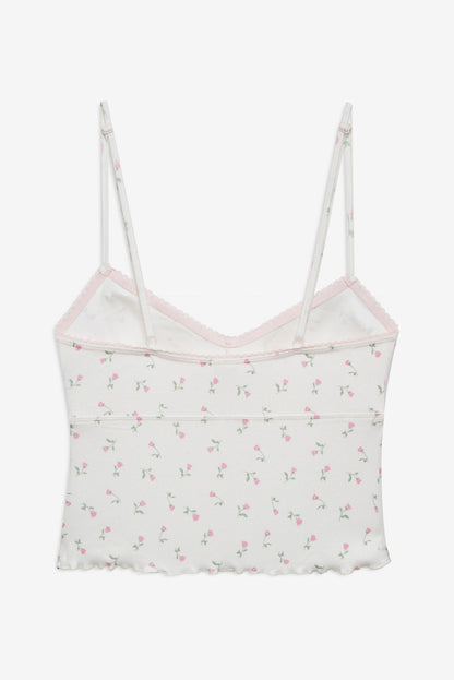 Elliana Sleep Top - White | For Love and Lemons
