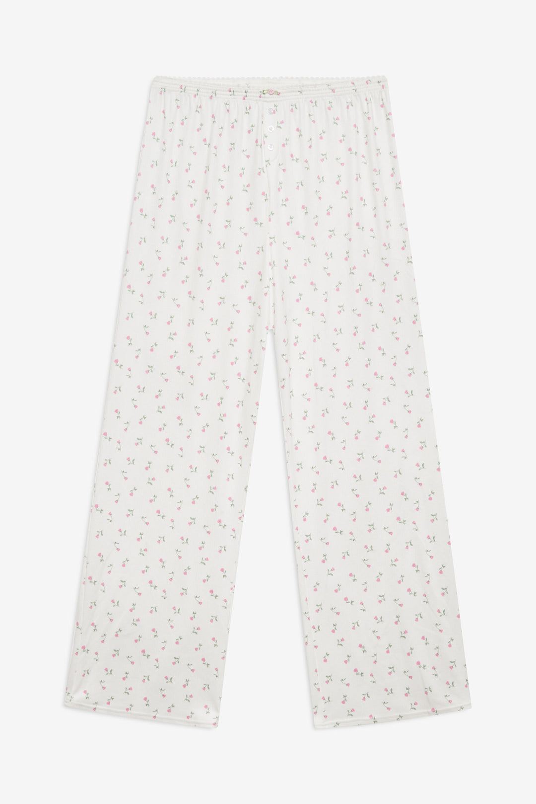 Elliana Wide Leg Pant - White | For Love and Lemons