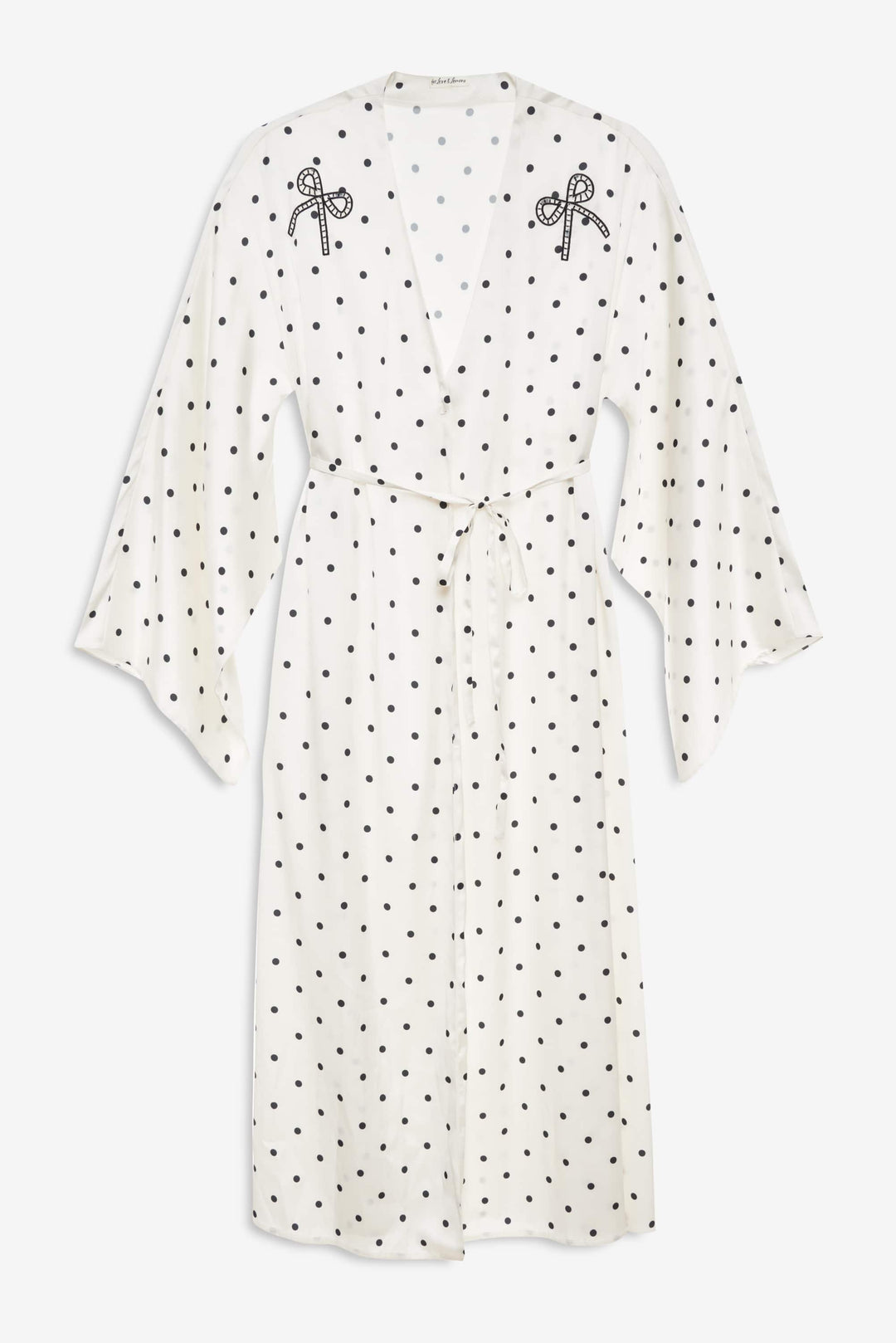 Lady Dot Robe - Cream | For Love and Lemons