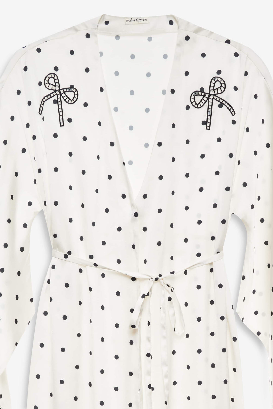 Lady Dot Robe - Cream | For Love and Lemons