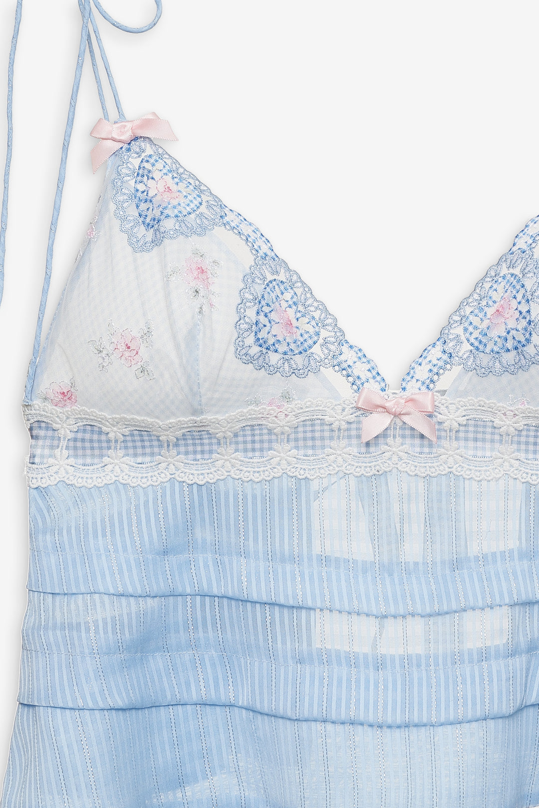 Dainty Doily Sleep Top - Blue | For Love and Lemons