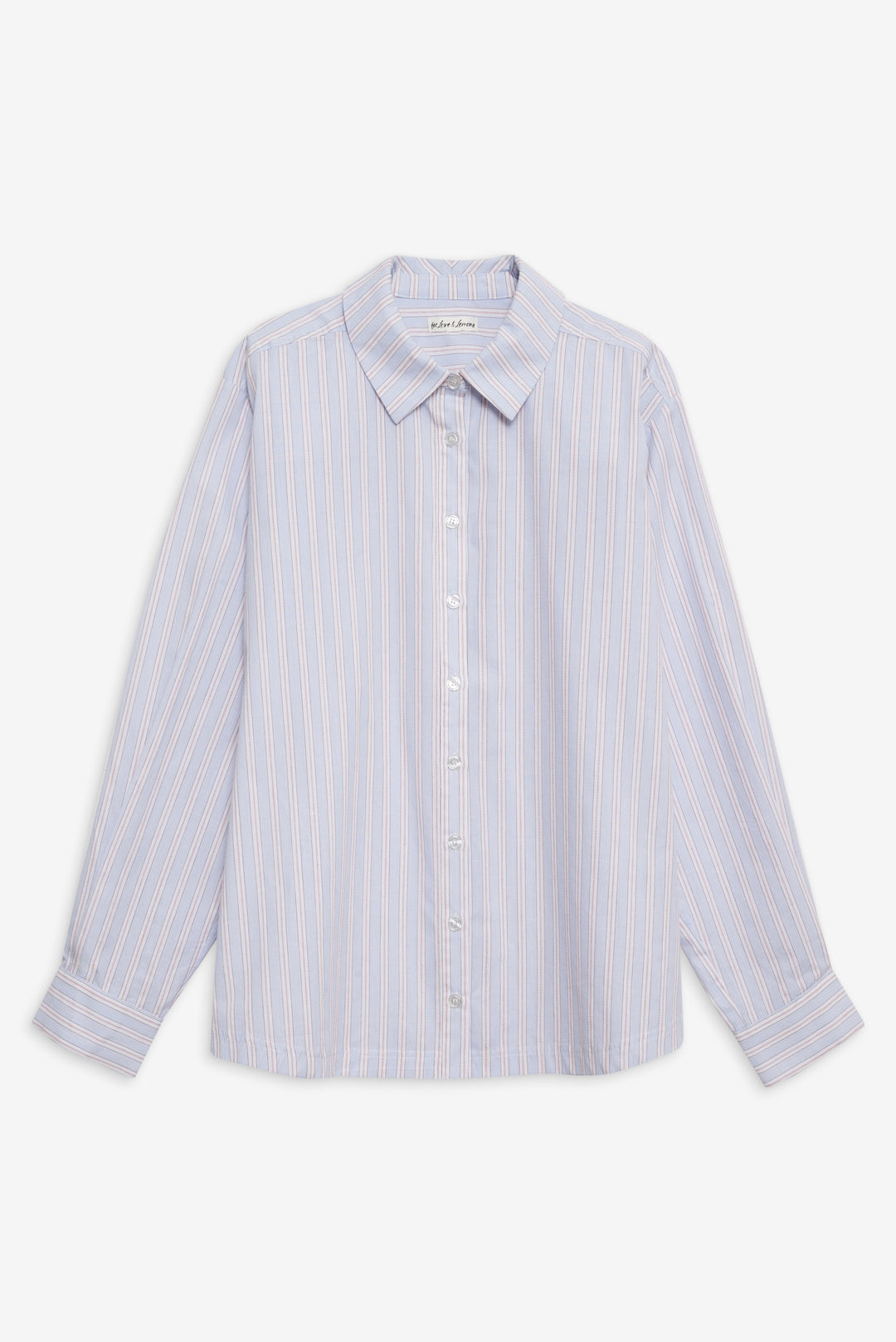 Lakeside Stripe Button Down Top - Blue | For Love and Lemons