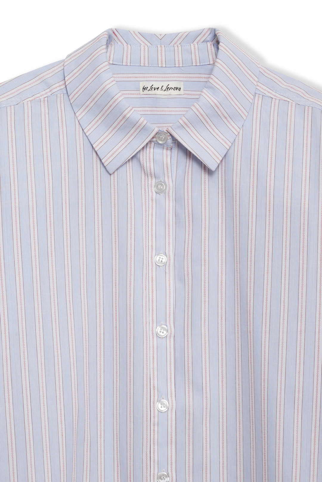 Lakeside Stripe Button Down Top - Blue | For Love and Lemons