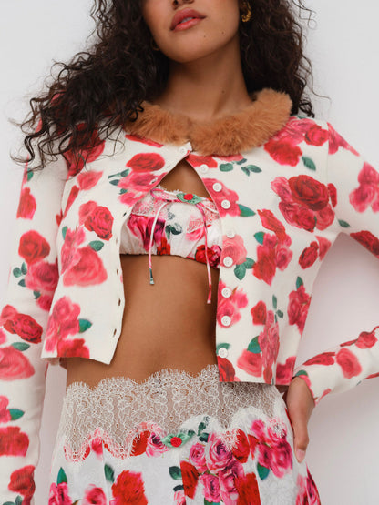 Carol Cardigan - Red | For Love and Lemons