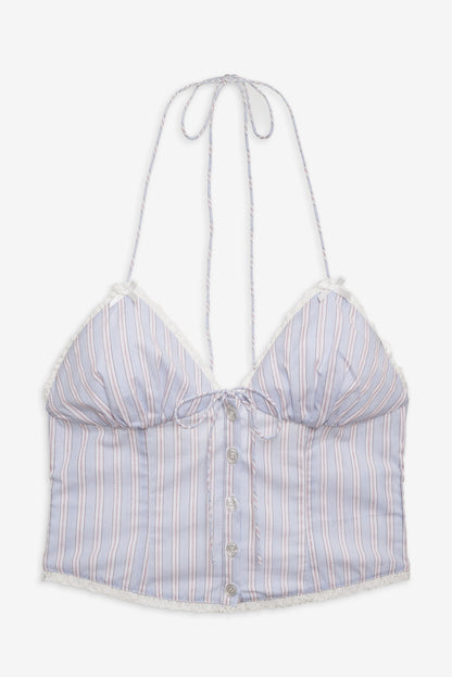 Lakeside Stripe Top - Blue | For Love and Lemons