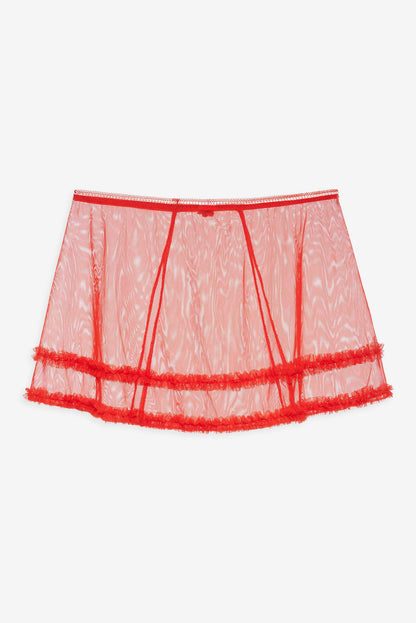 Gene Slip Skirt - Red | For Love and Lemons