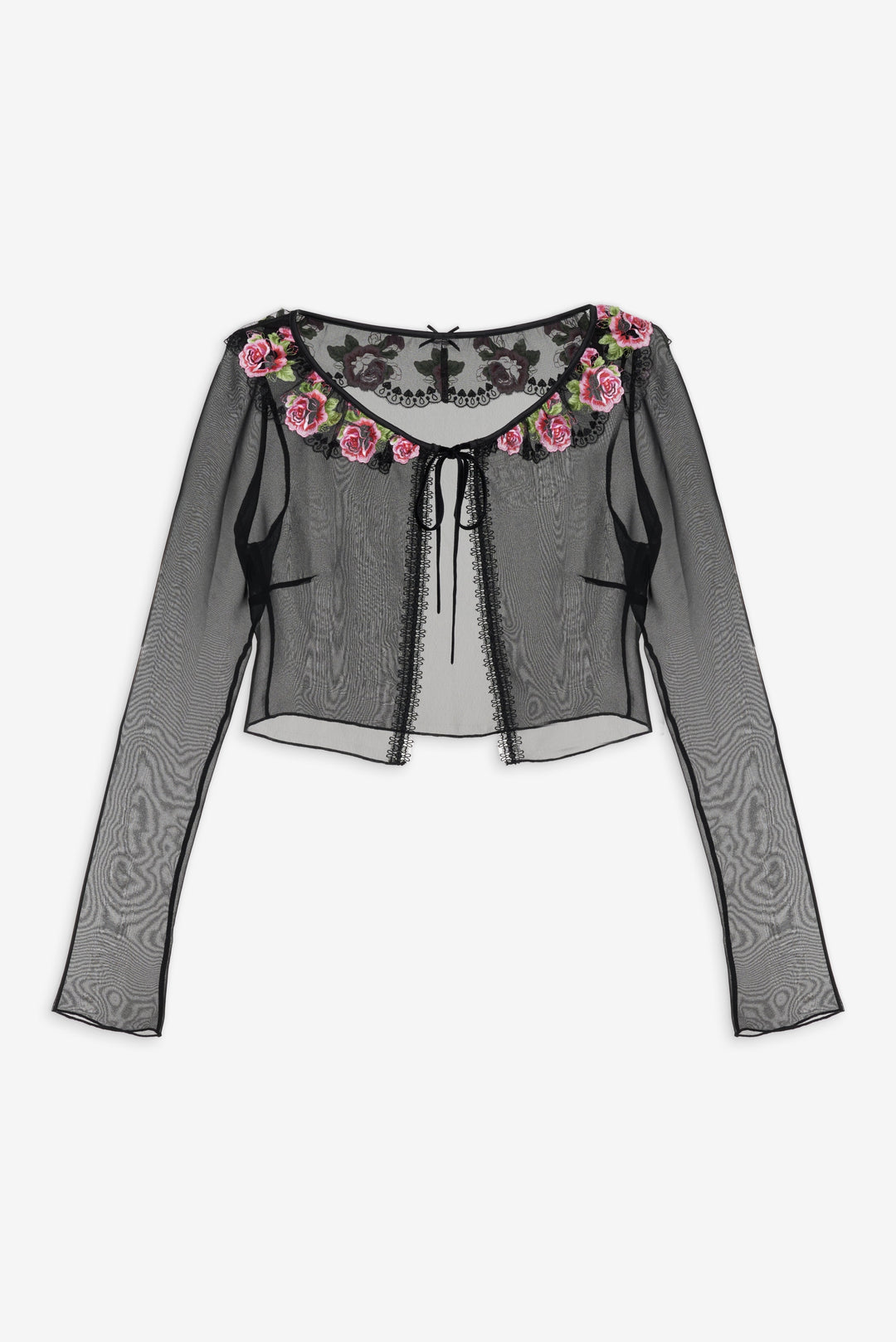 Love Garden Sheer Shrug - Black | For Love and Lemons
