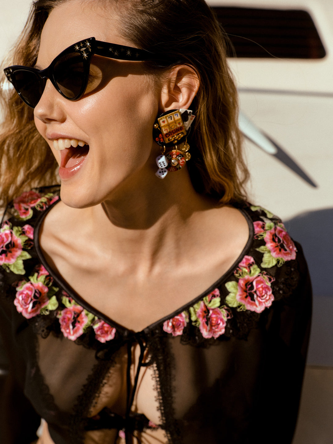 Love Garden Sheer Shrug - Black | For Love and Lemons
