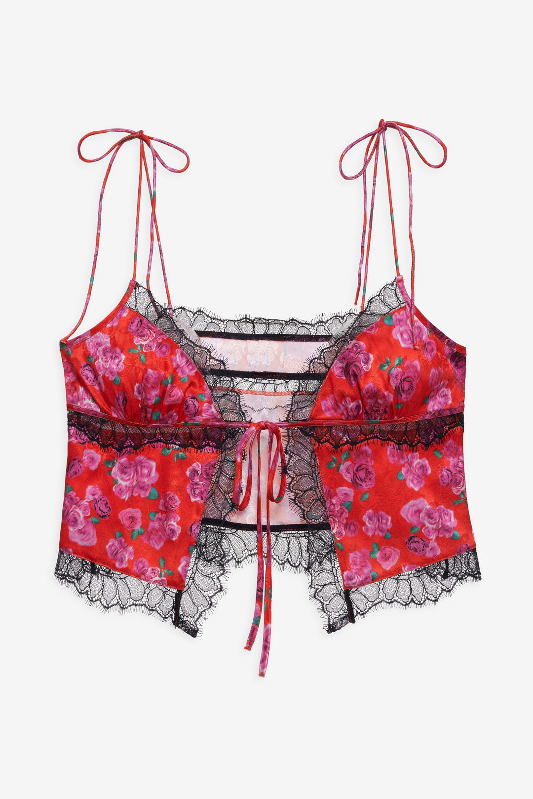 Bellamy Sleep Top & Sleep Mask - Red | For Love and Lemons