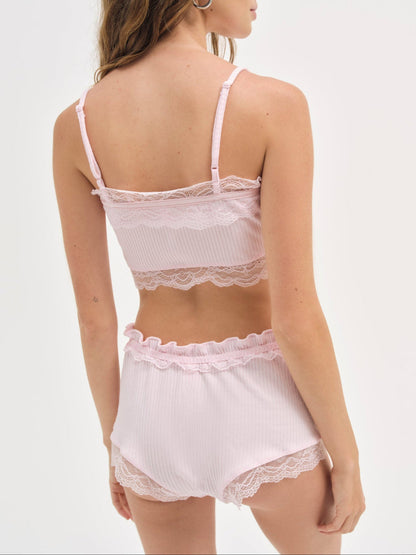 Dahlia Sleep Short - Pink | For Love and Lemons