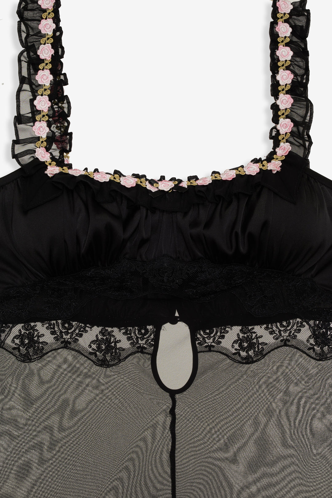 Gertrude Maxi Slip Dress - Black | For Love and Lemons