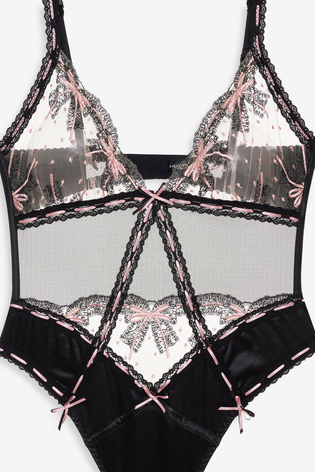 Love Letters Bodysuit - Black | For Love and Lemons
