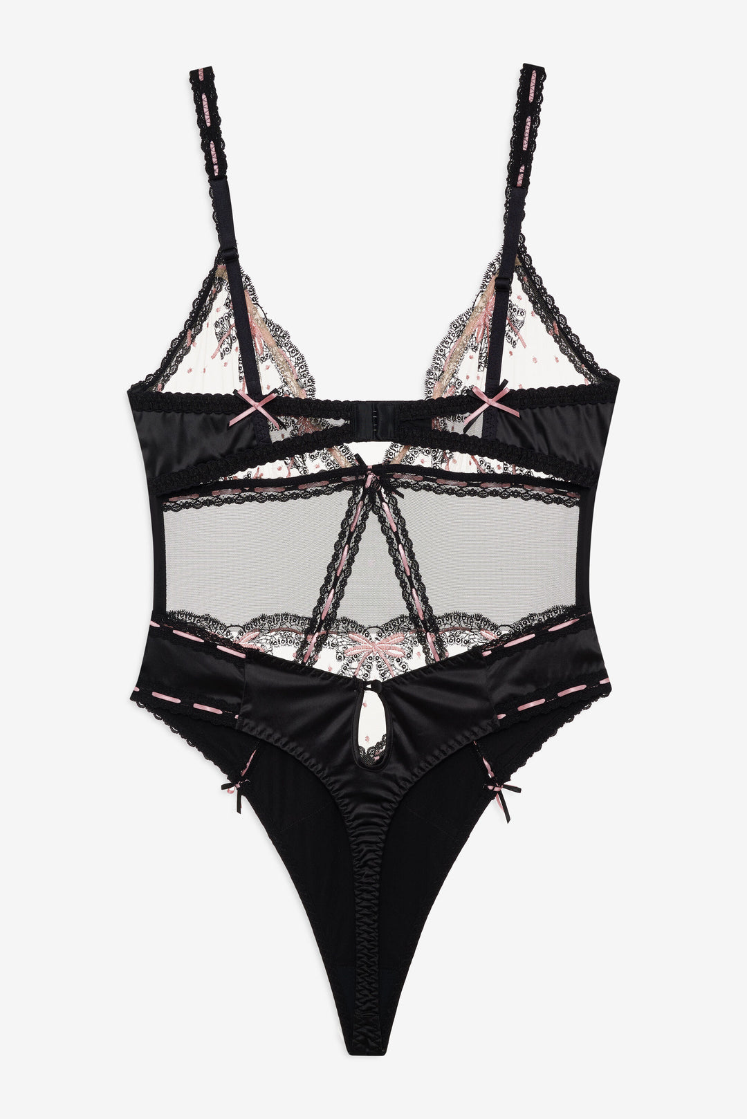 Love Letters Bodysuit - Black | For Love and Lemons