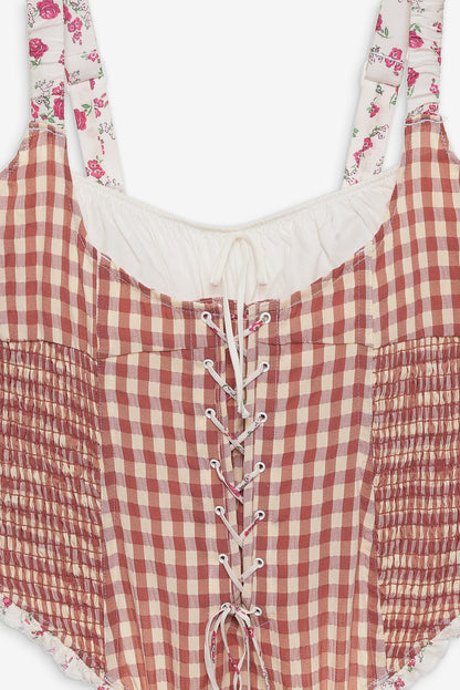 Georgia Bodysuit - Mauve | For Love and Lemons