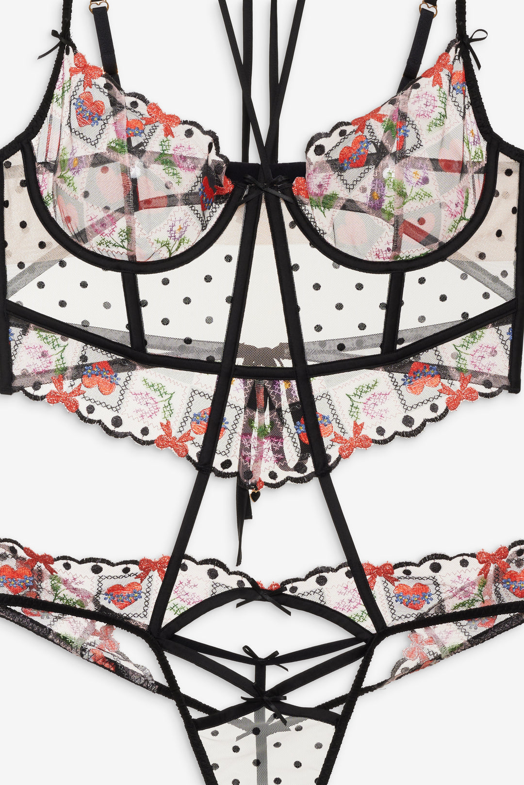 Paris Teddy - Red | For Love and Lemons
