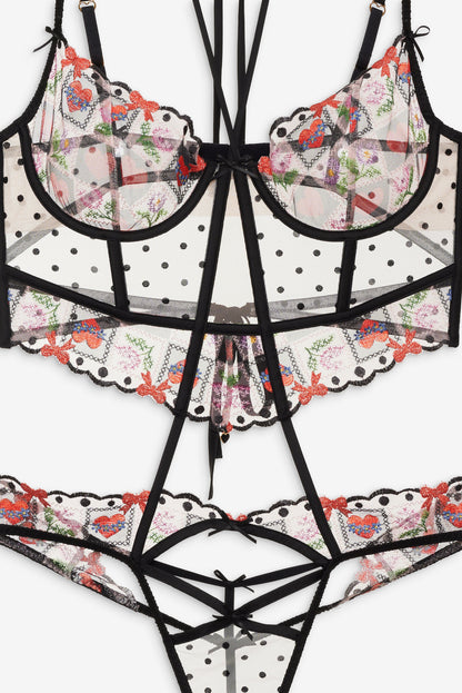 Paris Teddy - Red | For Love and Lemons