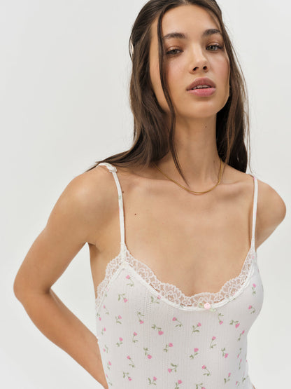 Elliana Bodysuit - White | For Love and Lemons