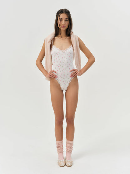 Elliana Bodysuit - White | For Love and Lemons