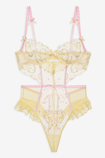 Sunny Bouquet Teddy - Multi Yellow | For Love and Lemons