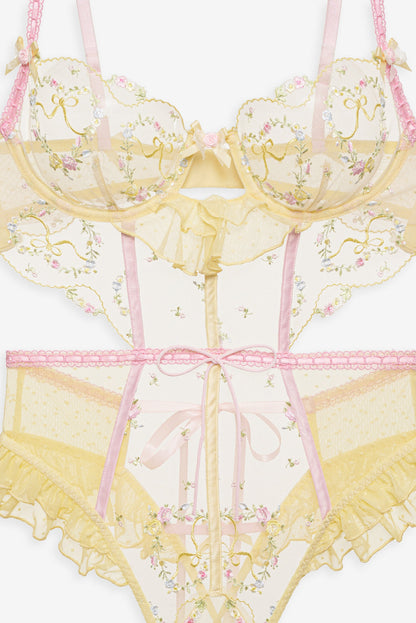 Sunny Bouquet Teddy - Multi Yellow | For Love and Lemons