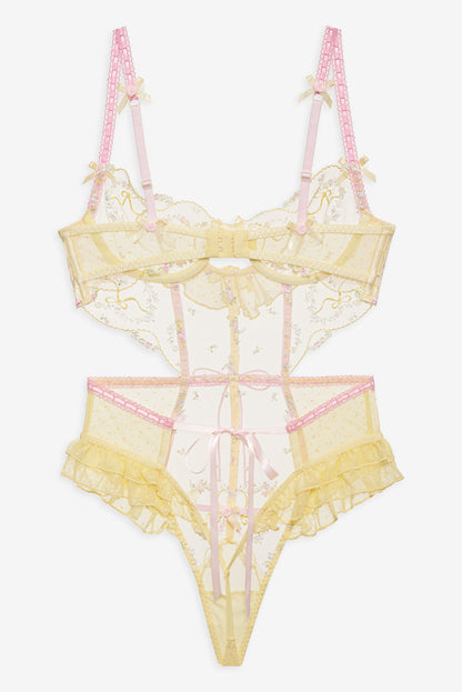 Sunny Bouquet Teddy - Multi Yellow | For Love and Lemons