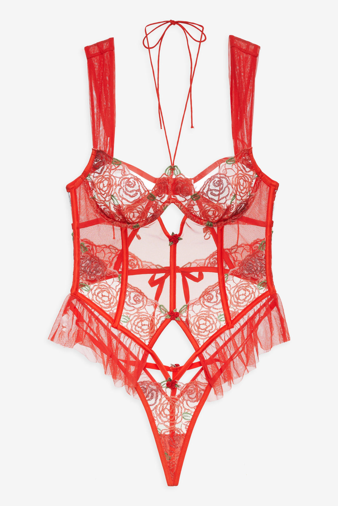 Gene Bodysuit - Red | For Love and Lemons