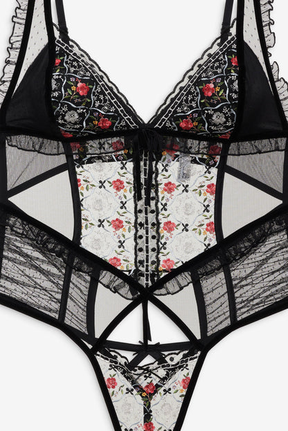 Loretta Teddy - Black | For Love and Lemons