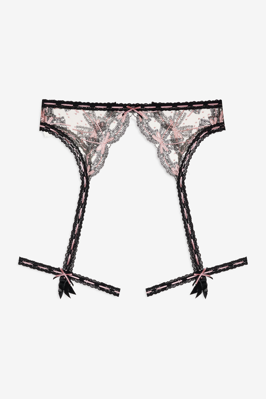 Love Letters Garter Belt - Black | For Love and Lemons