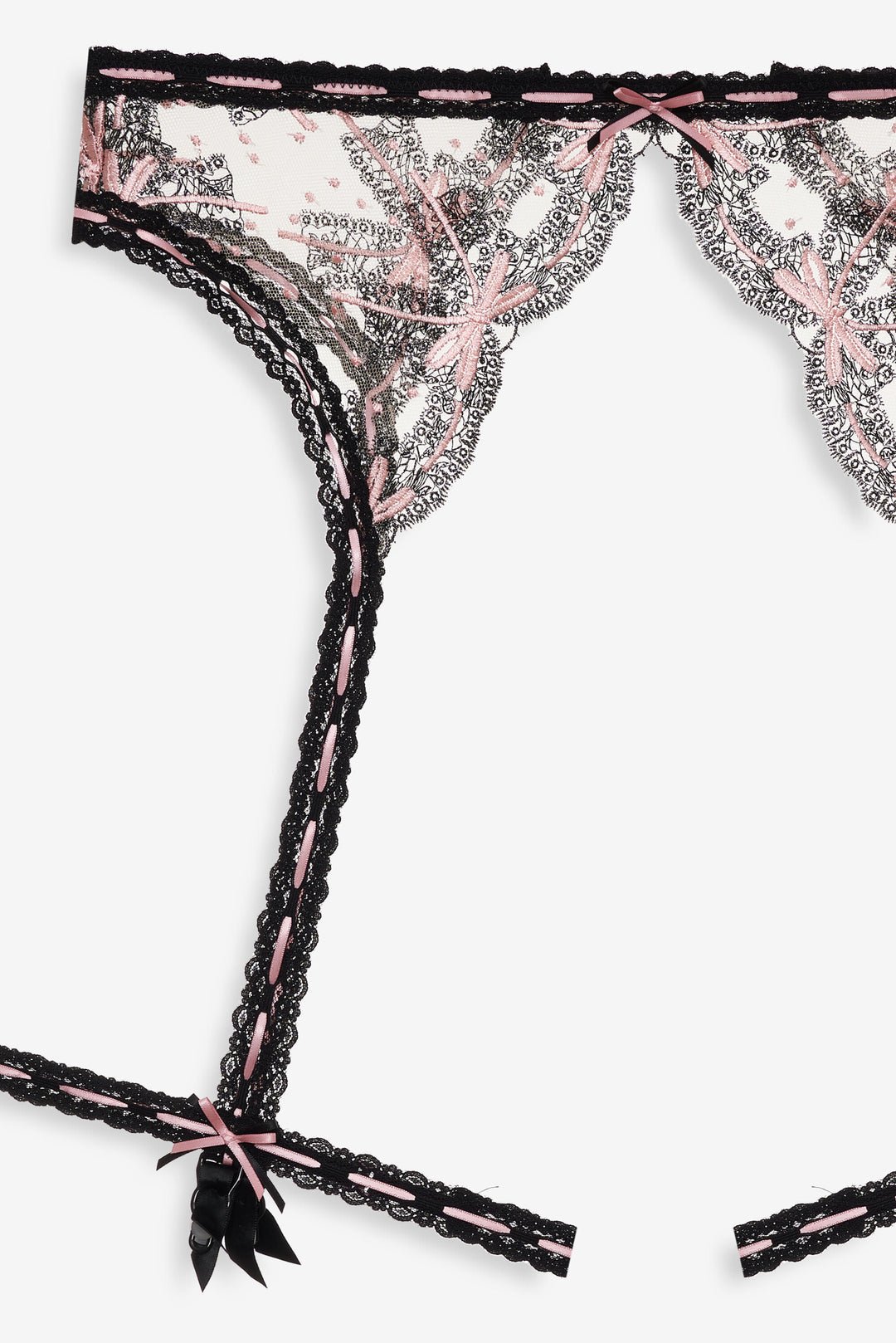 Love Letters Garter Belt - Black | For Love and Lemons
