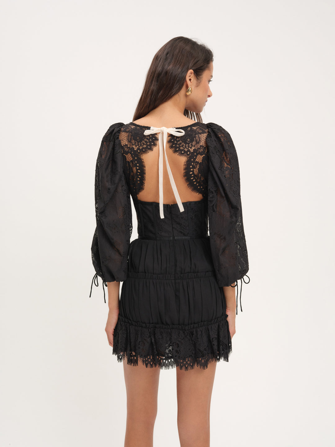 Ellis Mini Dress - Black | For Love and Lemons