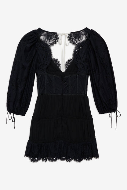Ellis Mini Dress - Black | For Love and Lemons