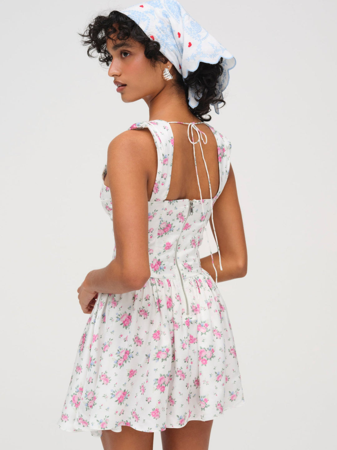 August Mini Dress - White | For Love and Lemons