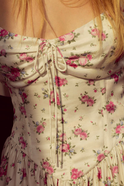 August Mini Dress - White | For Love and Lemons