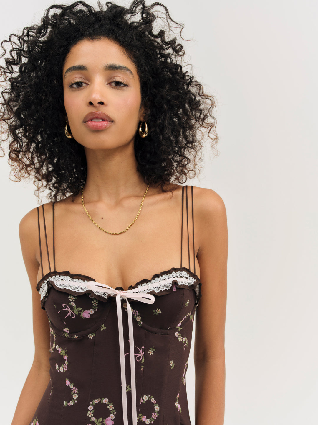 Kate Mini Dress - Brown | For Love and Lemons