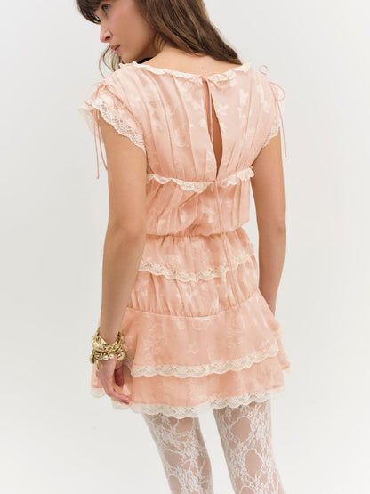 Ciara Mini Dress - Bisque | For Love and Lemons