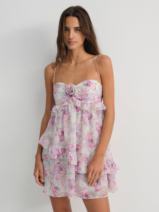 Ariana Mini Dress - White | For Love and Lemons