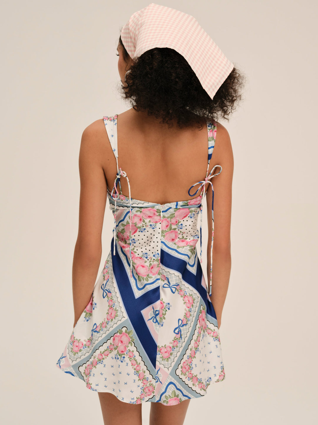 Summer Scarf Mini Dress - Blue | For Love and Lemons