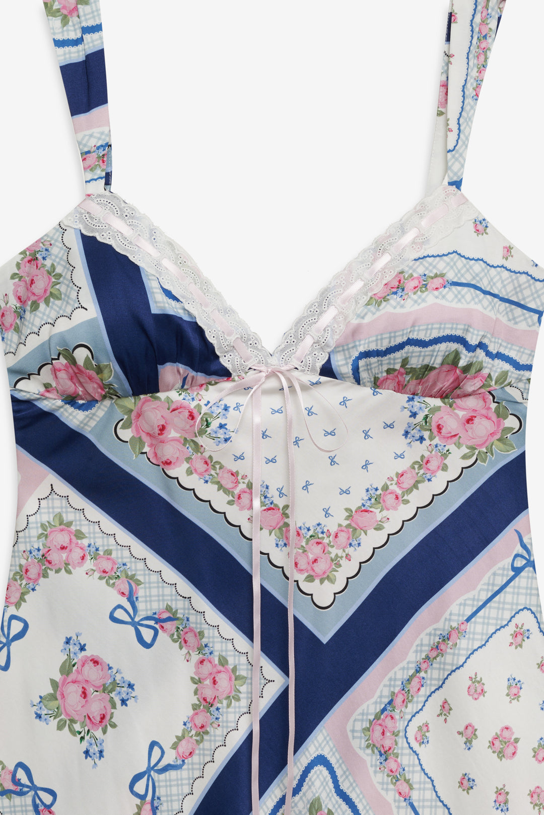 Summer Scarf Mini Dress - Blue | For Love and Lemons