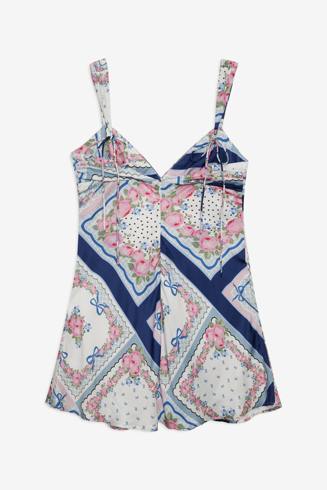 Summer Scarf Mini Dress - Blue | For Love and Lemons