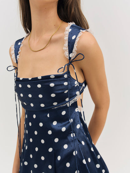 Holland Mini Dress - Navy | For Love and Lemons