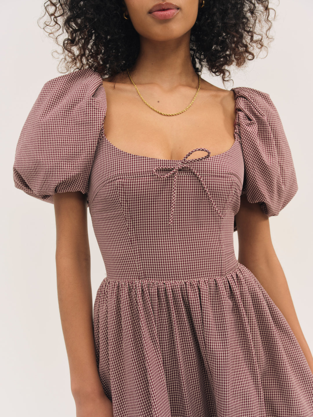 Florence Mini Dress - Burgundy | For Love and Lemons