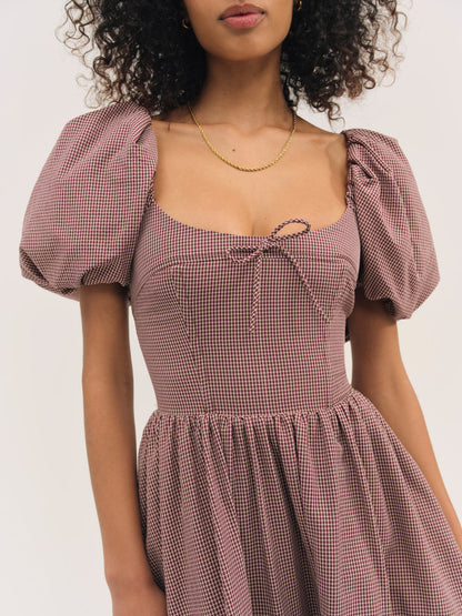 Florence Mini Dress - Burgundy | For Love and Lemons