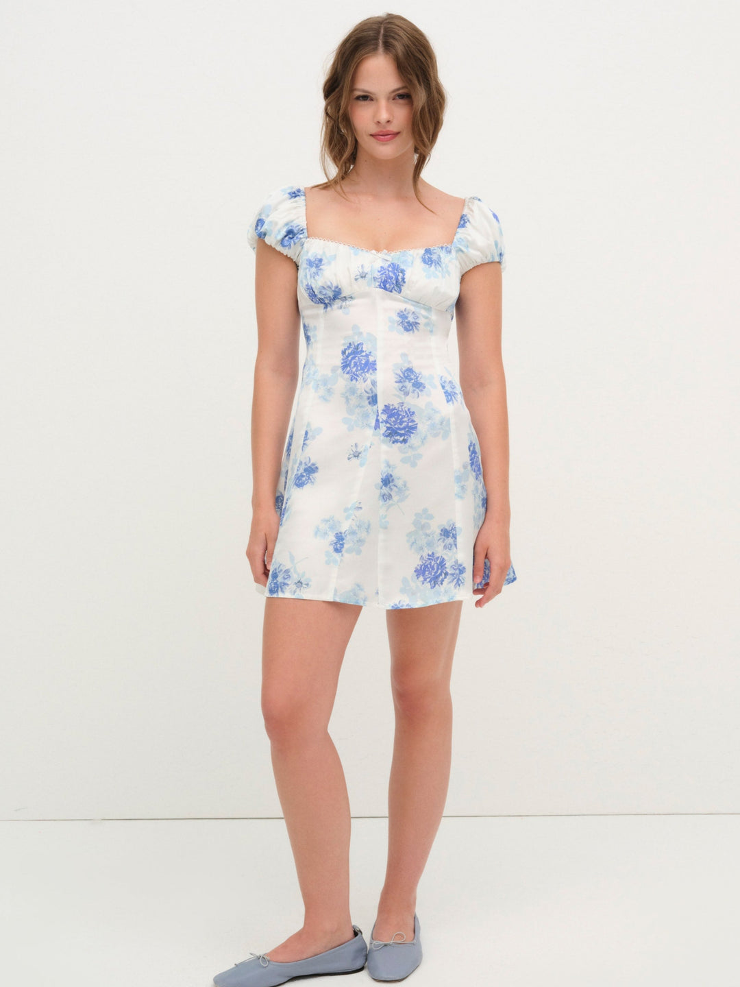 Antonia Mini Dress - Blue | For Love and Lemons