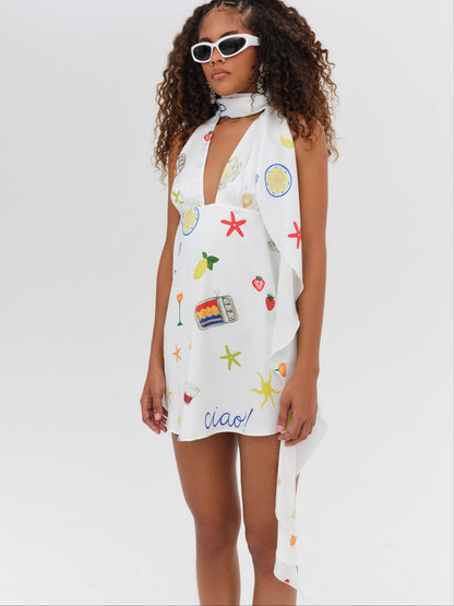 Carla Mini Dress - Multi | For Love and Lemons