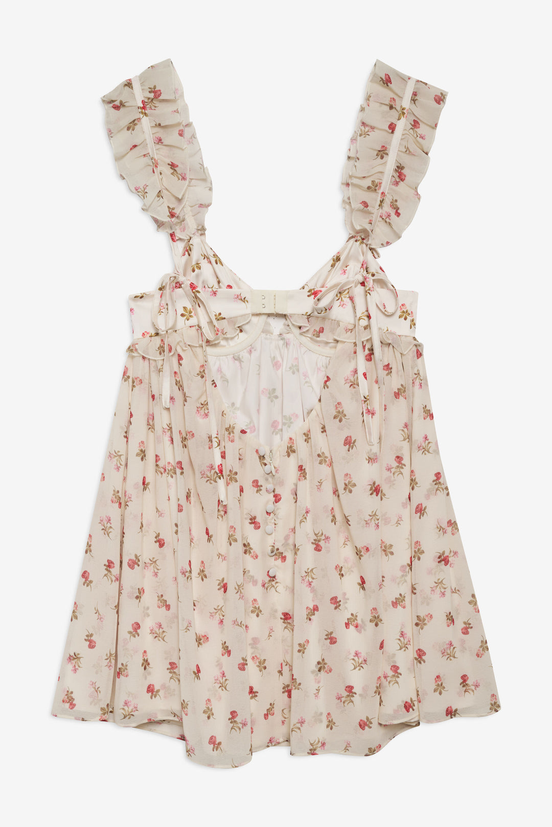 Poppy Mini Dress - White | For Love and Lemons