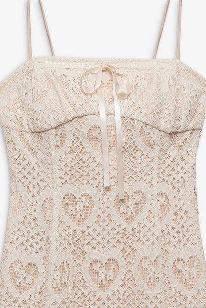 Claire Mini Dress - Cream | For Love and Lemons