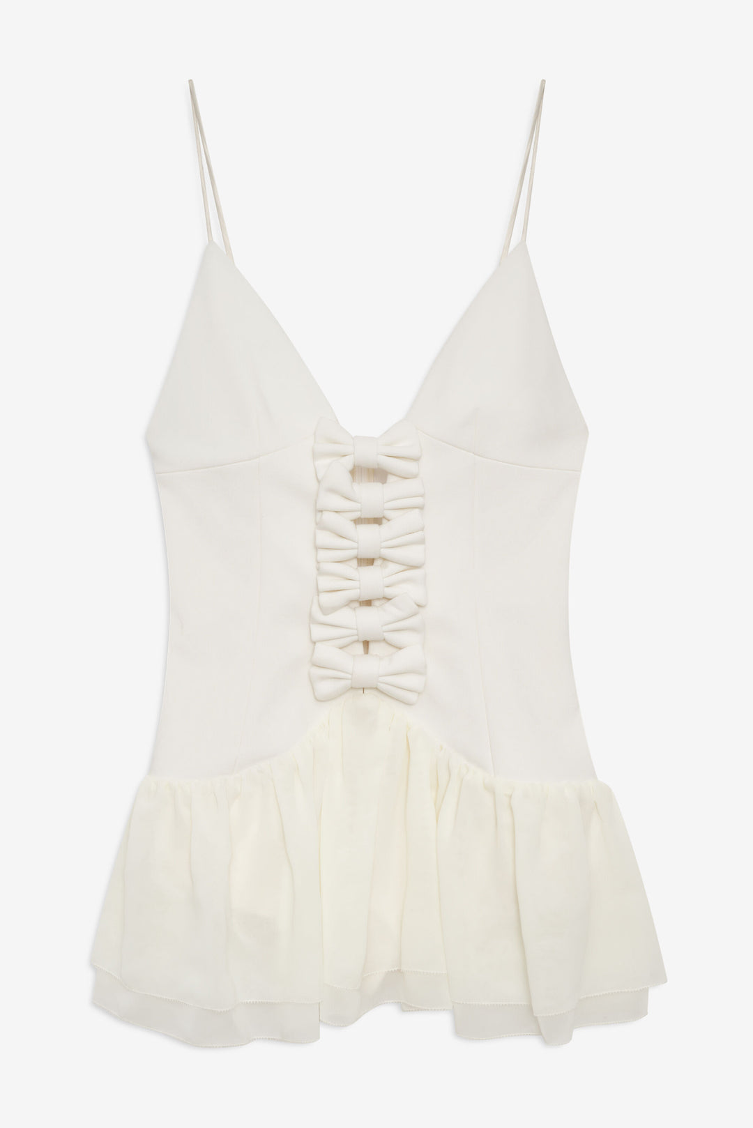 Josie Micro Mini Dress - Cream | For Love and Lemons